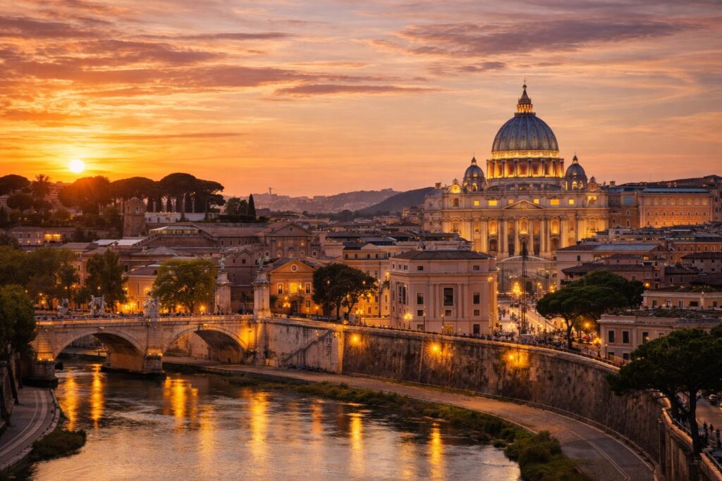 rome sunset